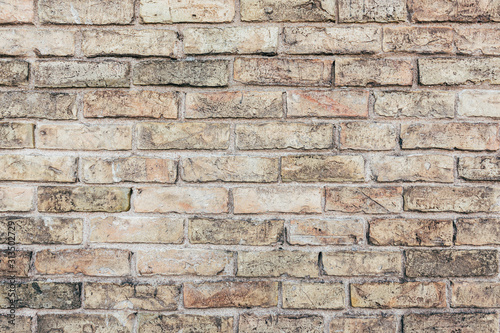 Old brick wall. Perfect grunge background. Copy space for text