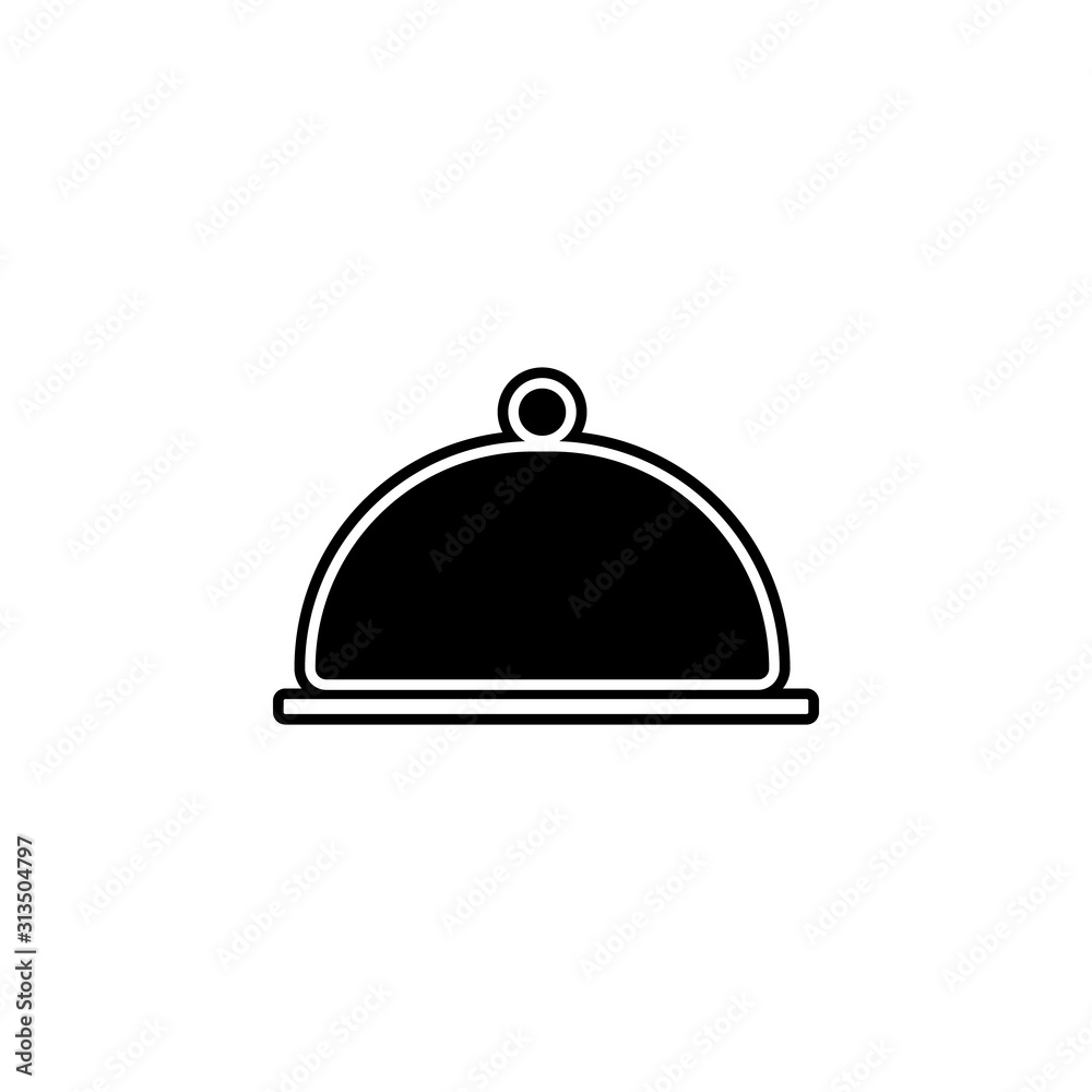 tray icon. Simple glyph, flat vector of kitchen icons for ui and ux, website or mobile application tray icon. Simple glyph, flat vector of kitchen icons for ui and ux, website or mobile application
