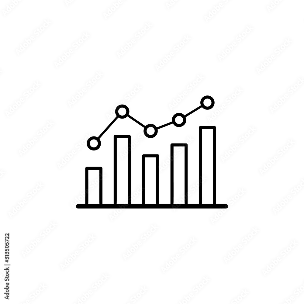 diagram icon. Simple thin line, outline vector of web icons for ui and ux, website or mobile application diagram icon. Simple thin line, outline vector of web icons for ui and ux, website or mobile application