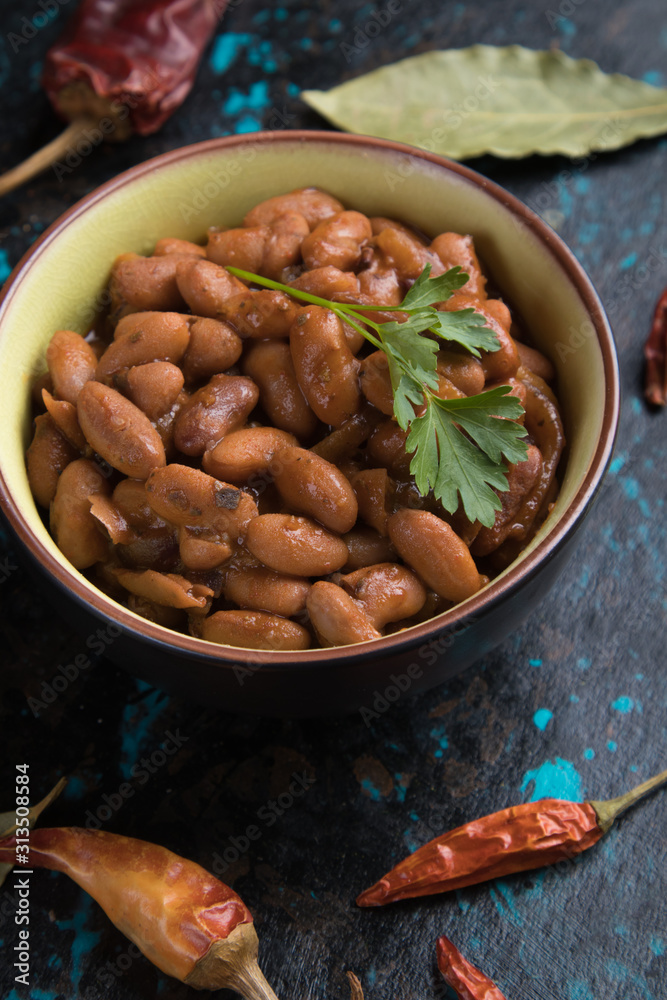 Cooked white beans Cooked white beans