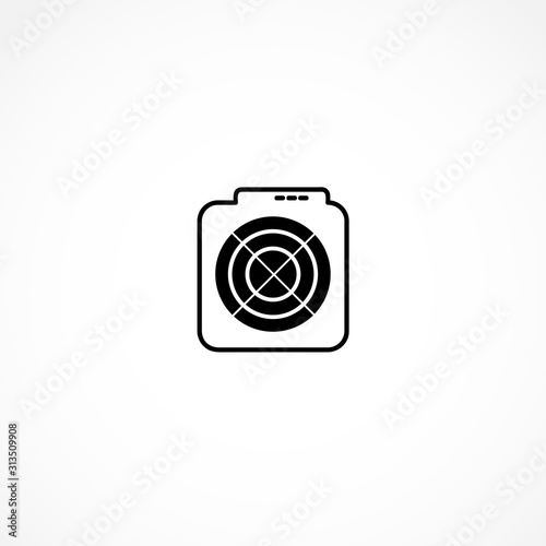 asic miner icon on white background