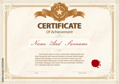 certificate of completion template