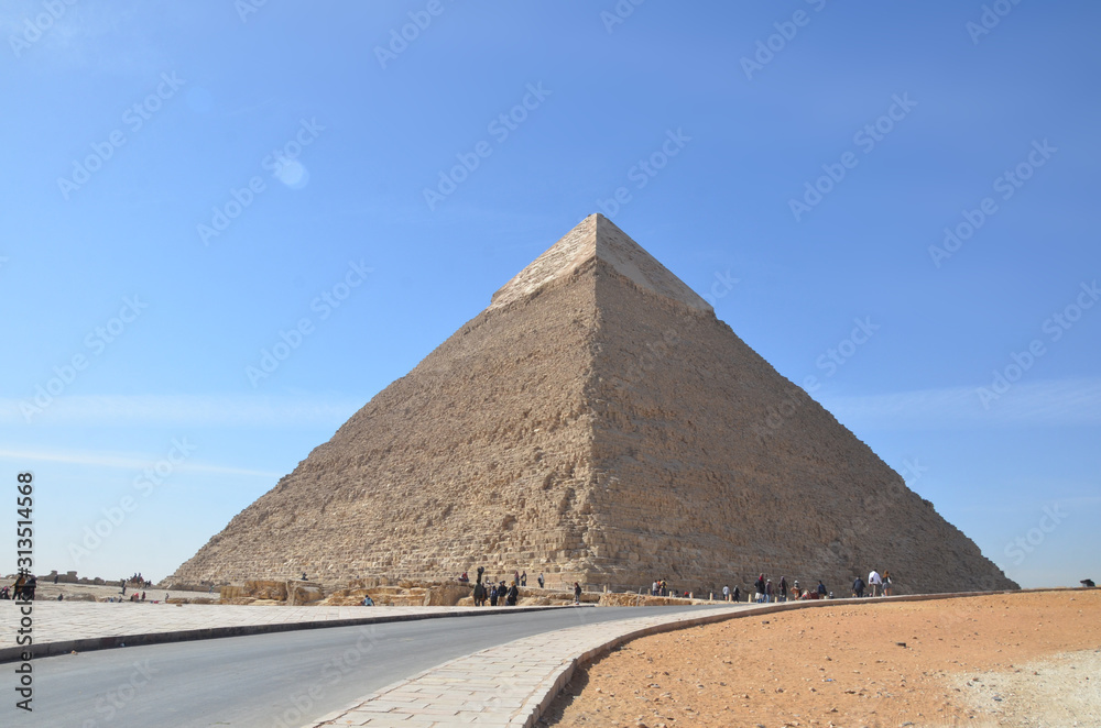 Great Pyramids of Giza, UNESCO World Heritage site, Egypt
