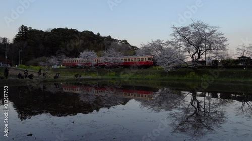 春の小湊鉄道・飯給駅
