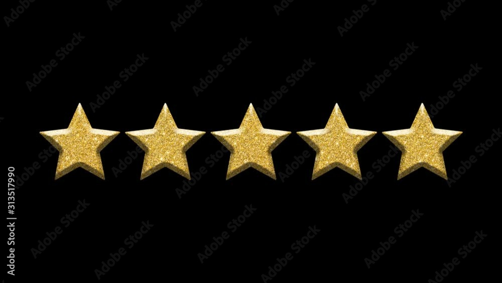 Rating stars on black background. Rating stars on black background.