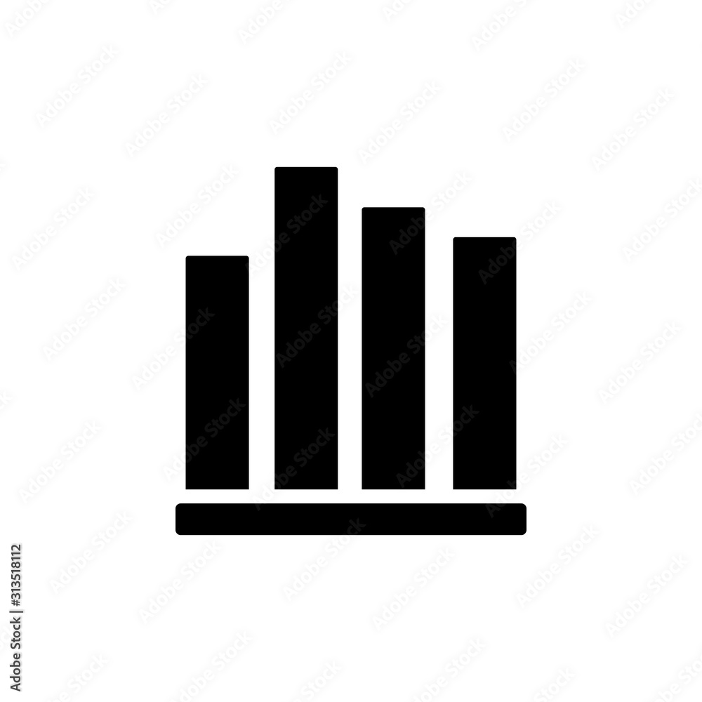 Chart graph diagram bar histograms icon. Simple business performance icons for ui and ux, website or mobile application Chart graph diagram bar histograms icon. Simple business performance icons for ui and ux, website or mobile application