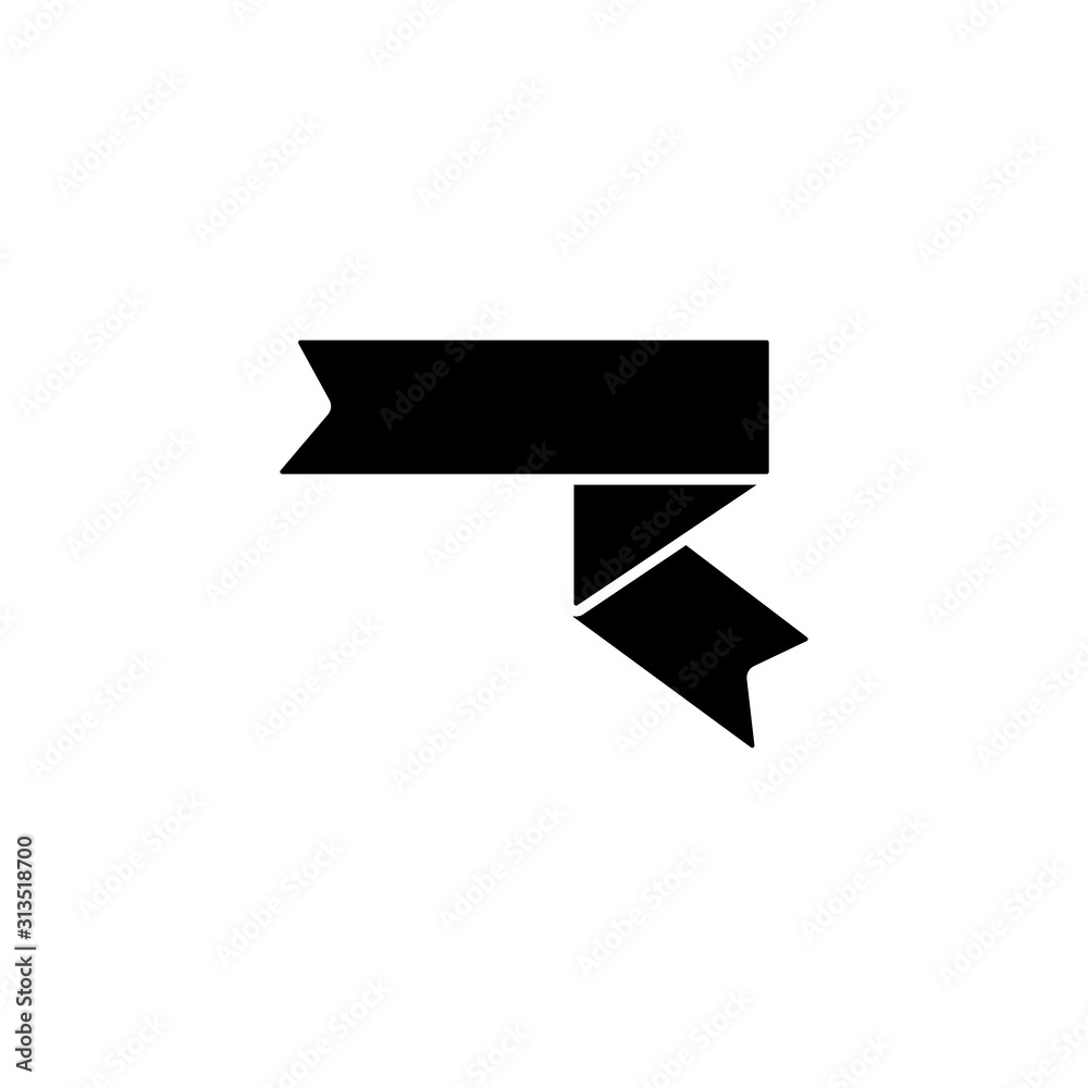 Ribbon icon. Simple decoration band icons for ui and ux, website or mobile application Ribbon icon. Simple decoration band icons for ui and ux, website or mobile application