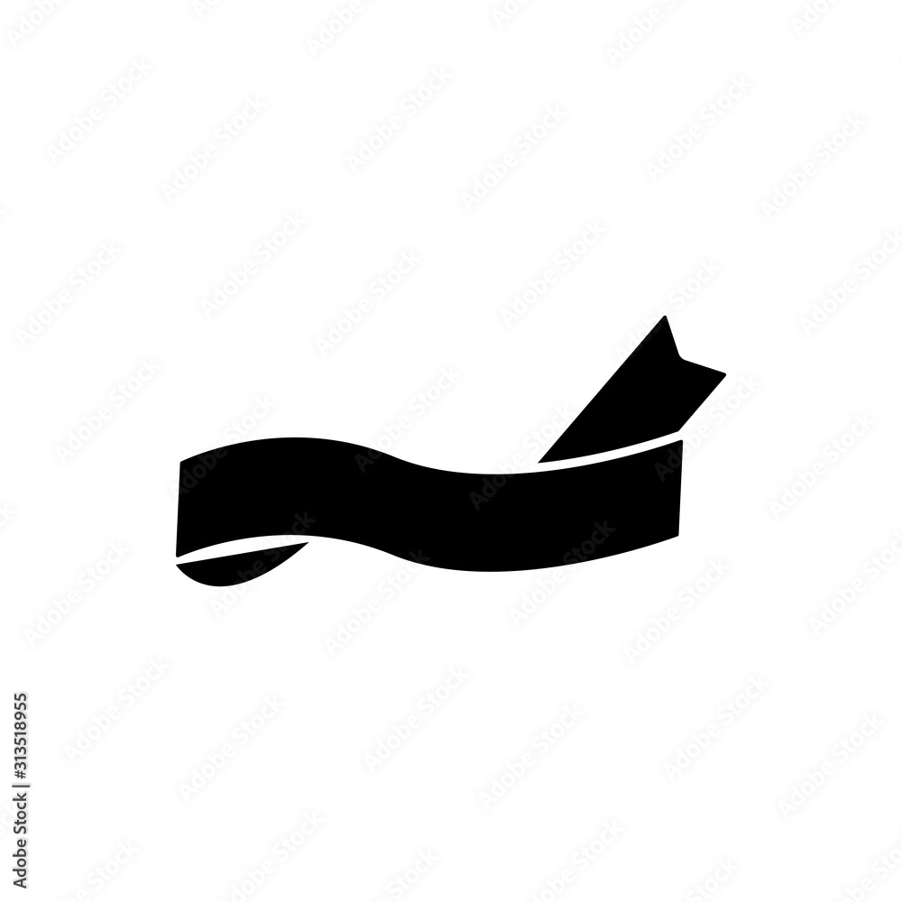 Ribbon icon. Simple decoration band icons for ui and ux, website or mobile application Ribbon icon. Simple decoration band icons for ui and ux, website or mobile application