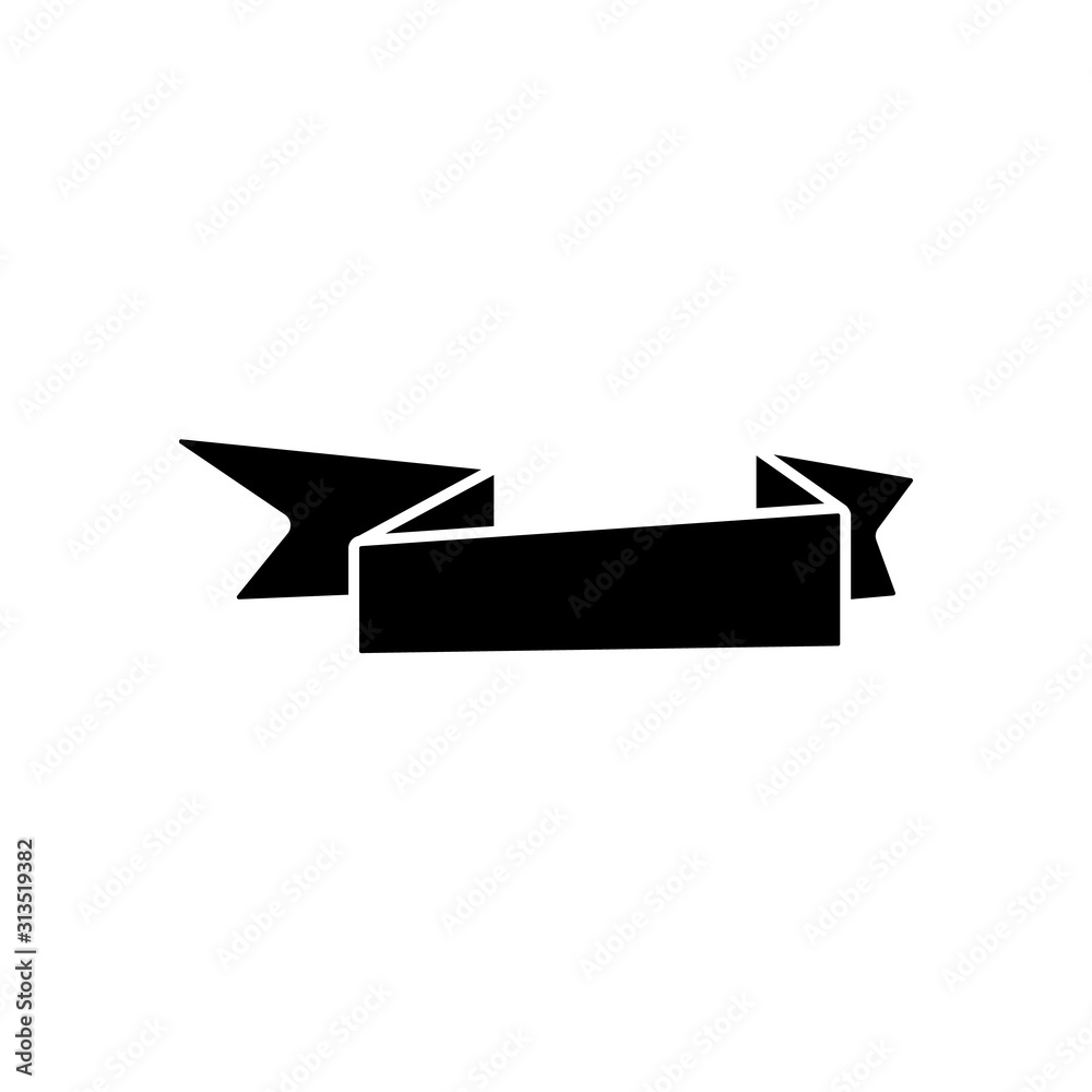 Ribbon icon. Simple decoration band icons for ui and ux, website or mobile application Ribbon icon. Simple decoration band icons for ui and ux, website or mobile application