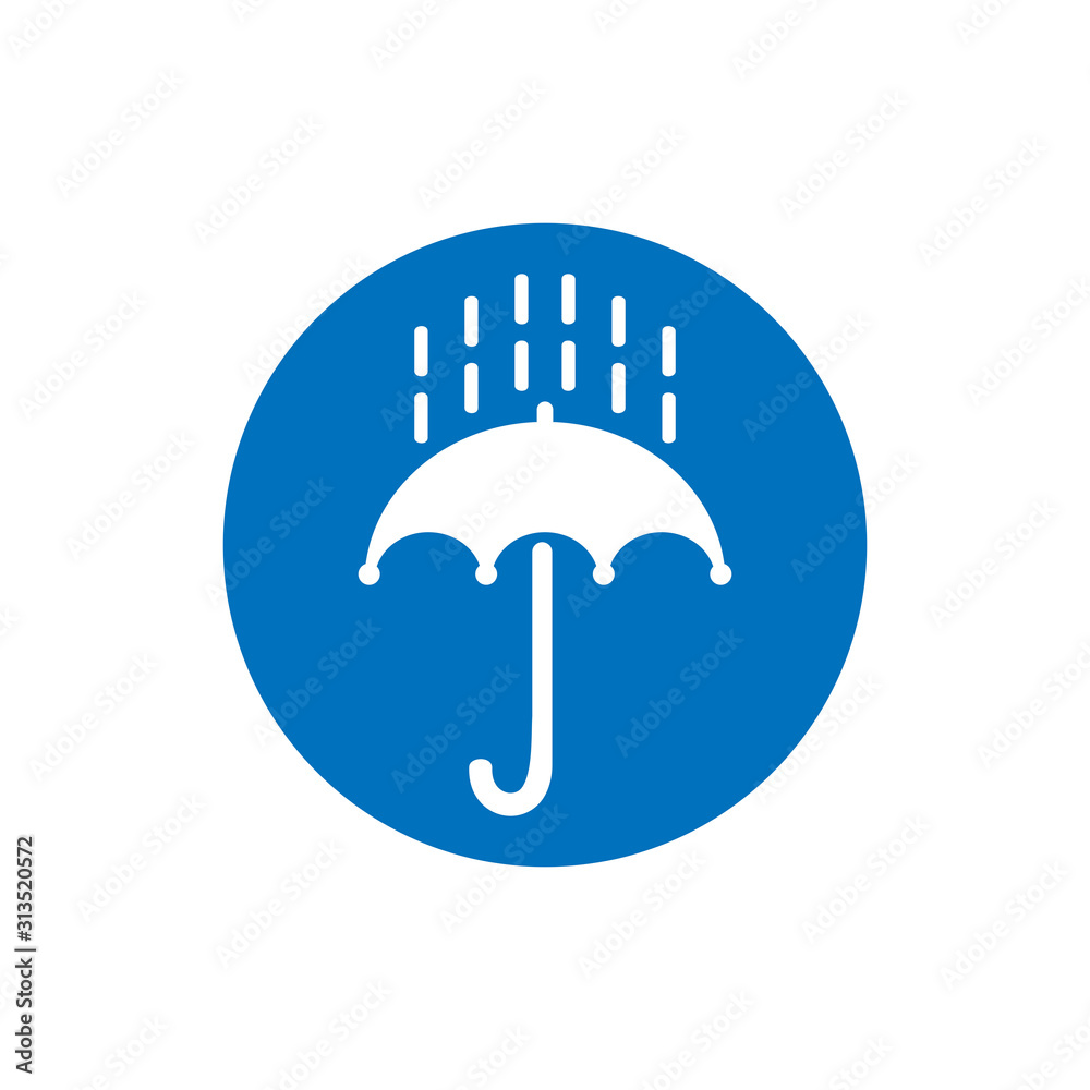 rain icon, weather icon