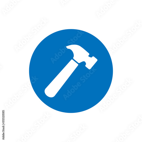 hummer icon, repair icon, hammer icon