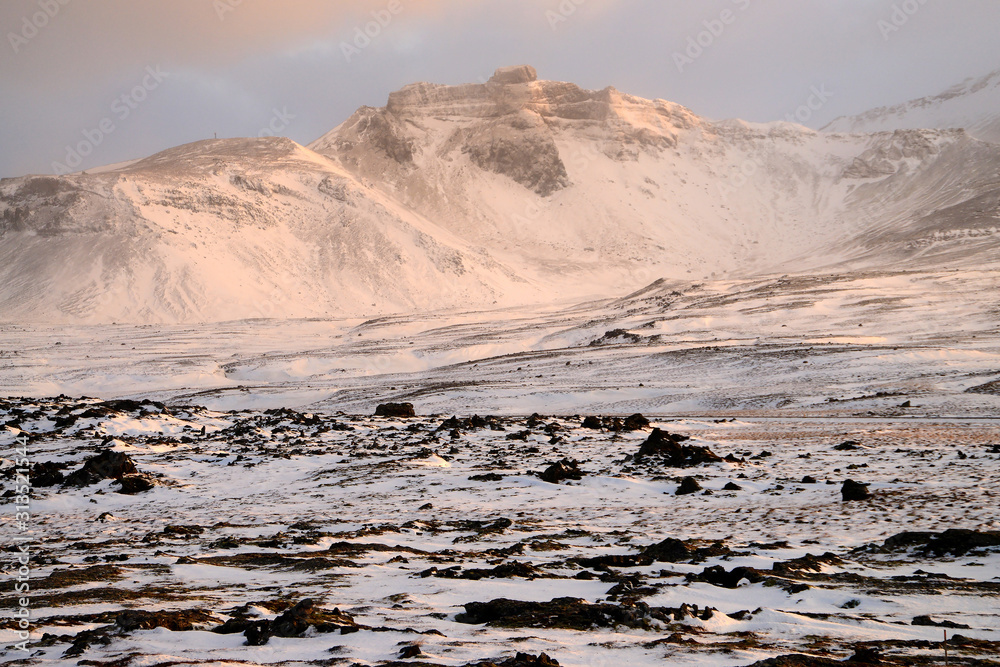 The Highlands of Iceland in Winter