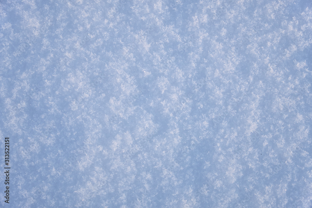 Snow texture. Natural winter background