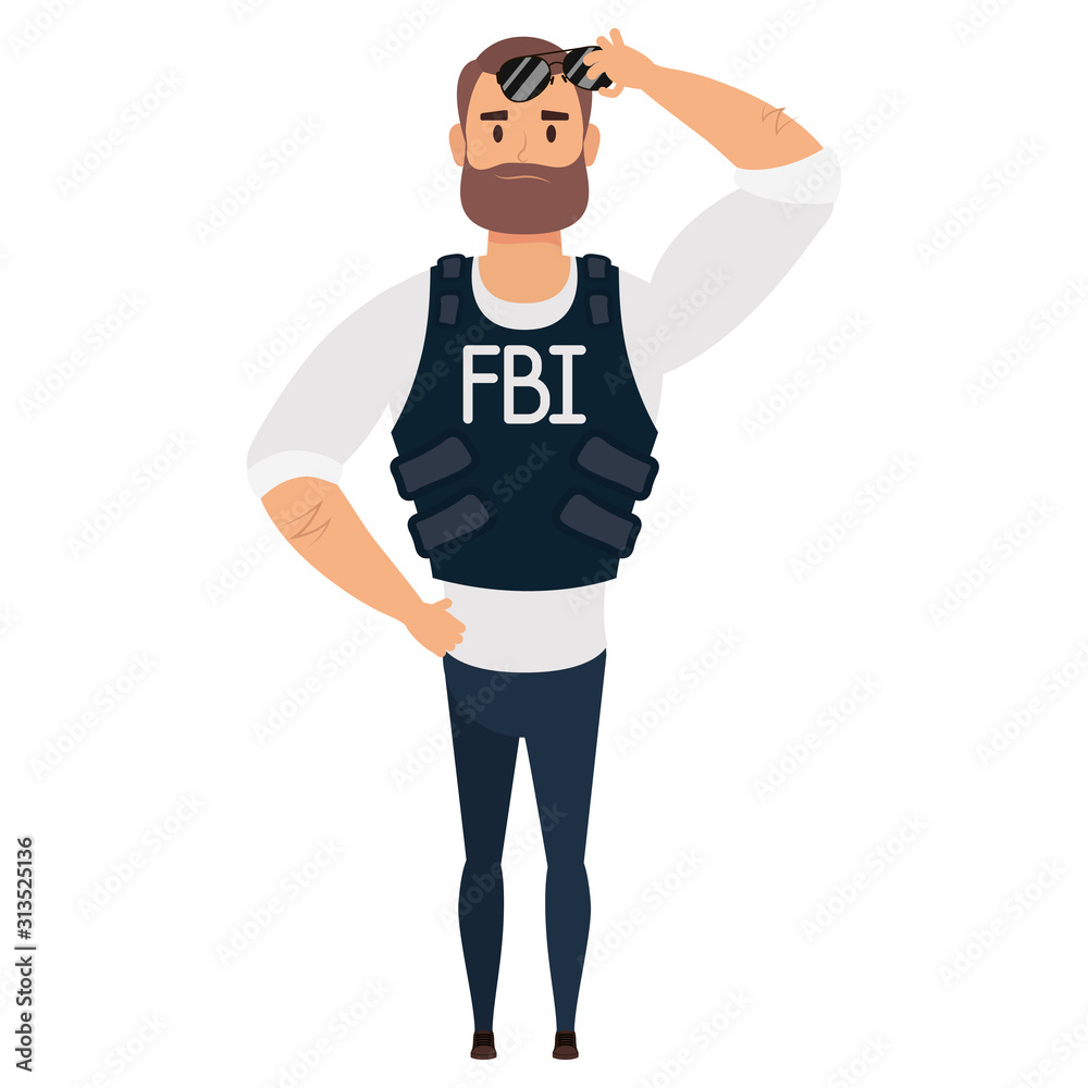 young man with beard fbi agent young man with beard fbi agent