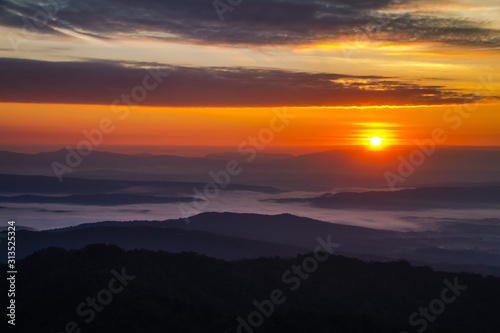 sunrise in the mountains © Soonthorn