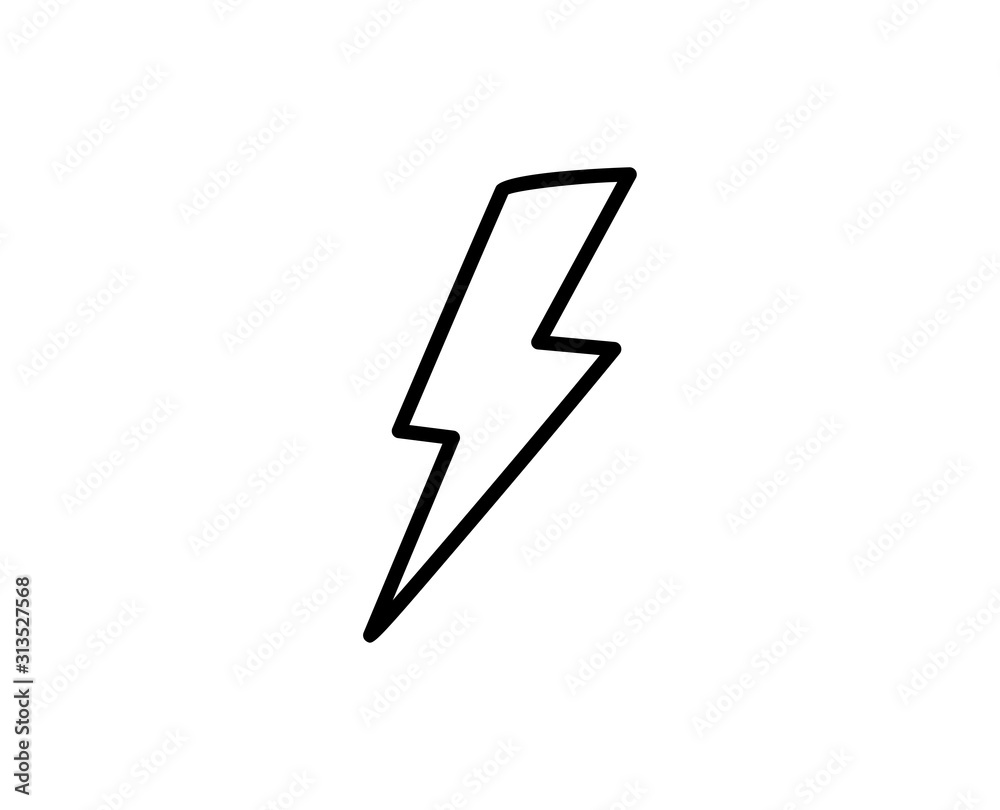 Flat line icon Flat line icon
