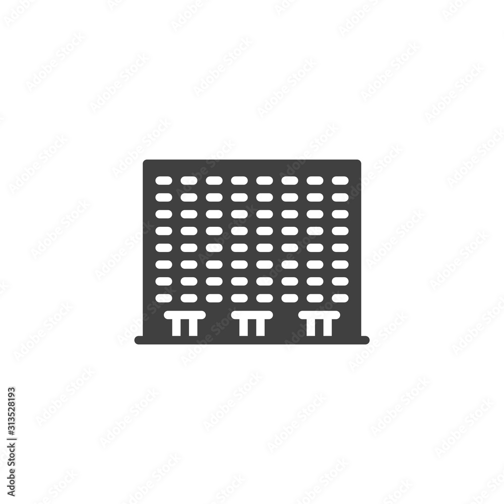 Townhouse building vector icon. filled flat sign for mobile concept and web design. Condo building glyph icon. Symbol, logo illustration. Vector graphics Townhouse building vector icon. filled flat sign for mobile concept and web design. Condo building glyph icon. Symbol, logo illustration. Vector graphics