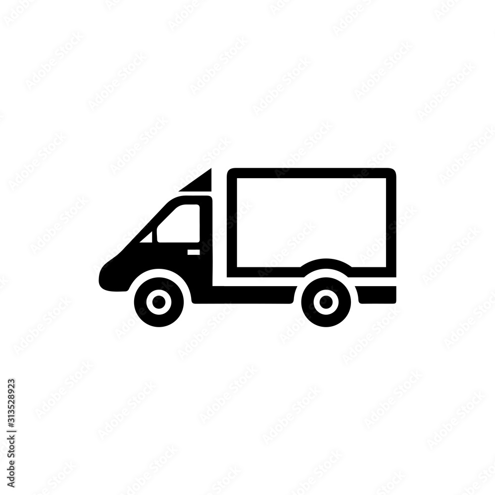 Truck icon ilustration vector template Truck icon ilustration vector template