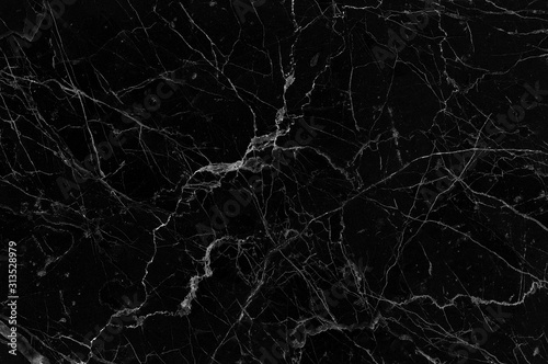 Black and white marble stone natural background 