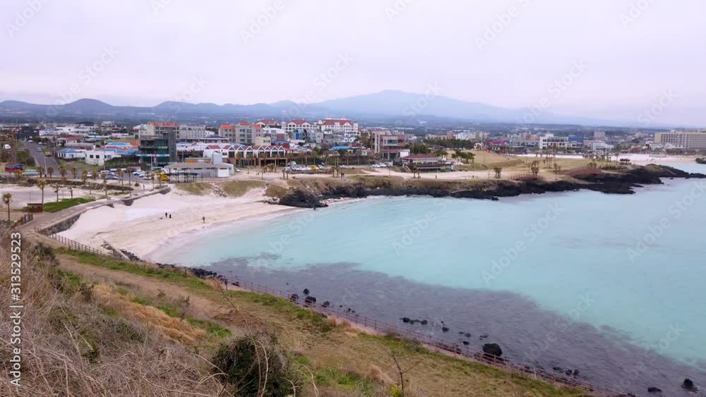 jeju hamdeok beach scenery, south korea jeju hamdeok beach scenery, south korea