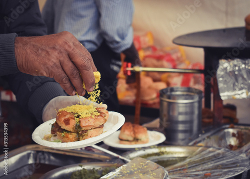 chef preparing food in restaurant