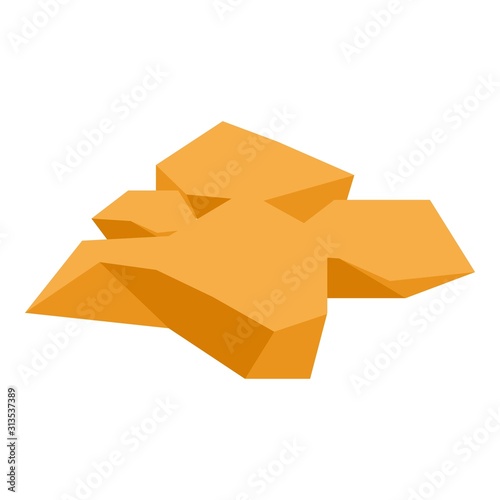 Drought icon. Isometric of drought vector icon for web design isolated on white background