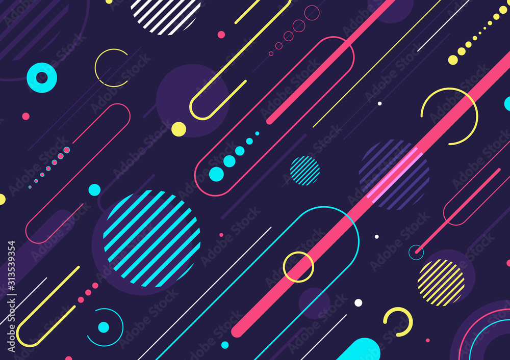 Creative abstract dynamic geometric elements pattern design and background. Creative abstract dynamic geometric elements pattern design and background.