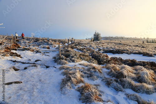 Le Gazon du Faing dans les Vosges en hiver photo