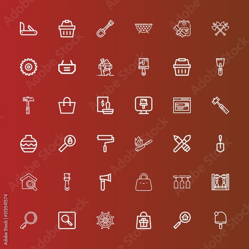 Editable 36 handle icons for web and mobile photo