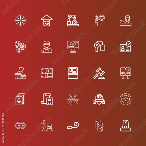 Editable 25 card icons for web and mobile