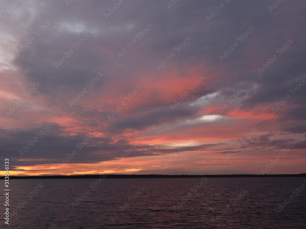 Sonnenaufgang am Grossräschener See