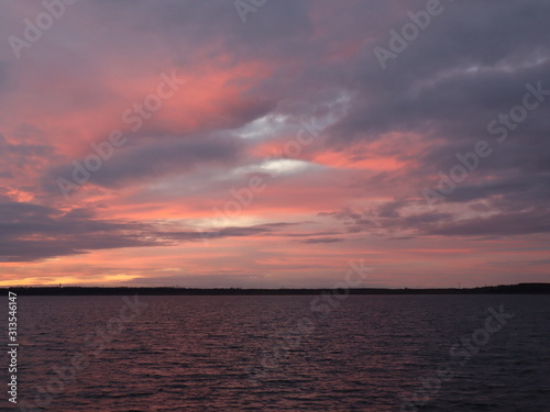 Sonnenaufgang am Grossräschener See