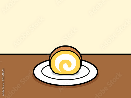 カフェタイム ロールケーキ