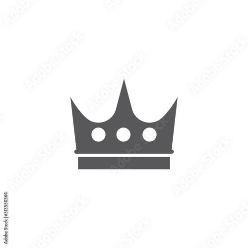 Crown Logo Template vector icon © evandri237@gmail