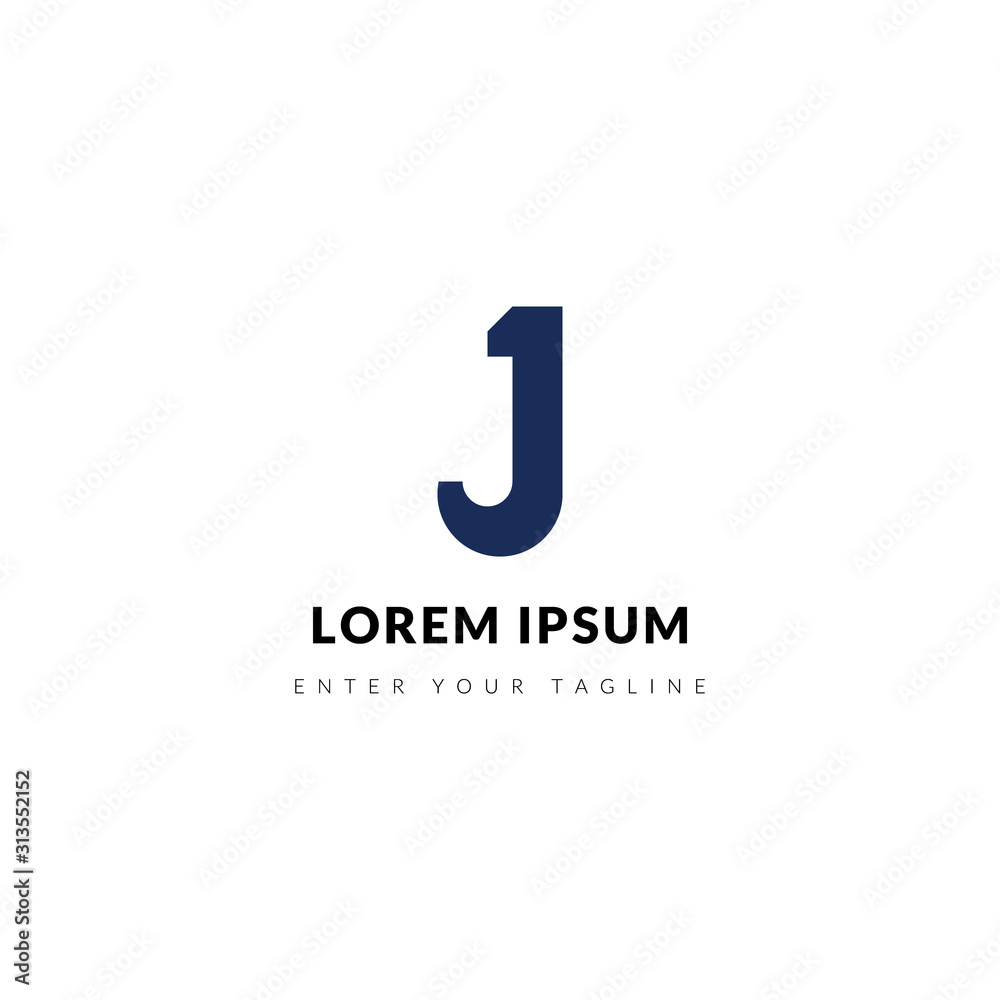 letter J logo which is very easy because it is designed with a simple concept letter J logo which is very easy because it is designed with a simple concept