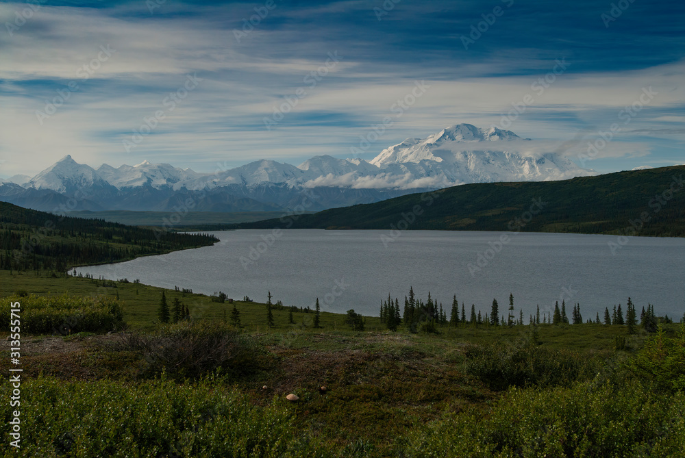 Wonder Lake and Denali