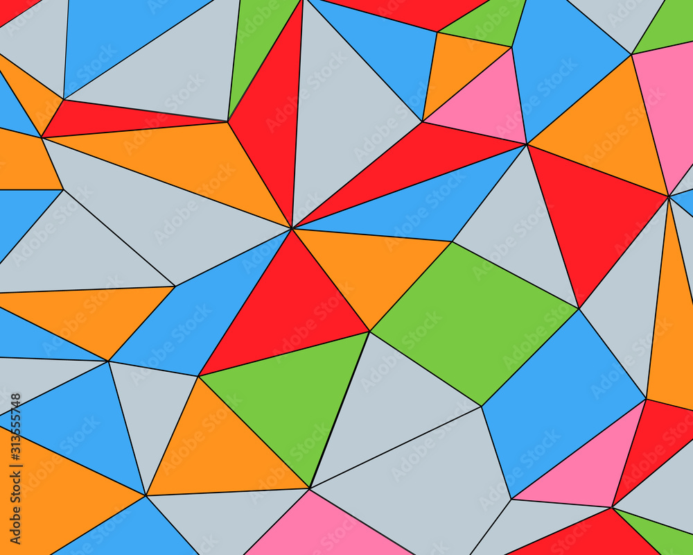 polygonal abstract background consisting of triangles