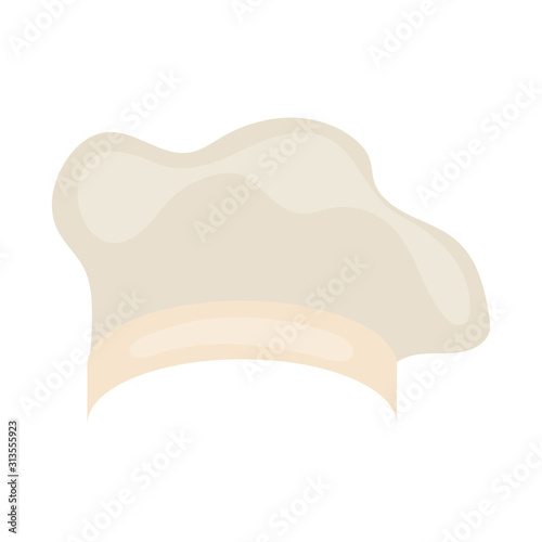 Vector illustration of confectioner and hat icon. Set of confectioner and chef stock symbol for web.