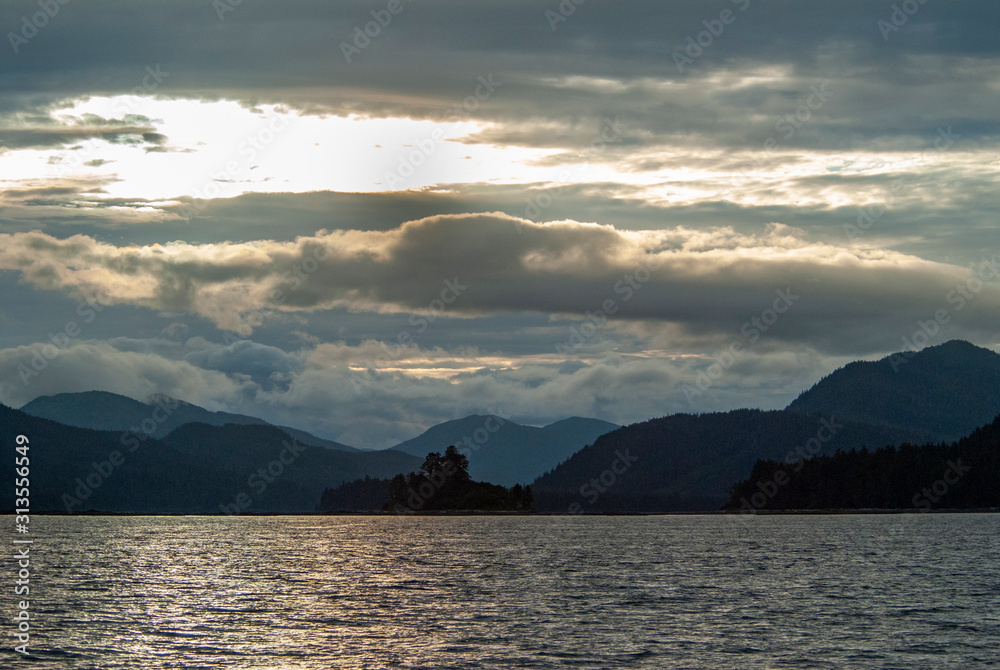 Sunset, Southeast Alaska