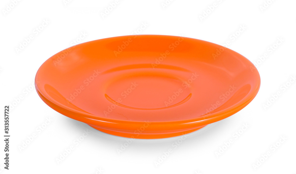 empty plate isolated on white background empty plate isolated on white background