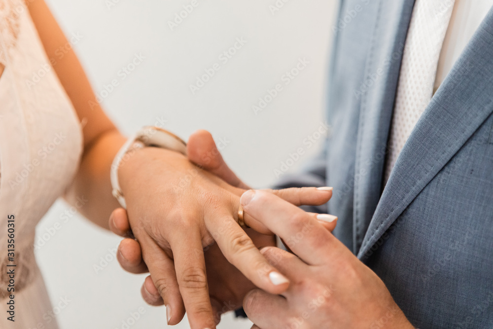 Fototapeta premium Hochzeitspaar