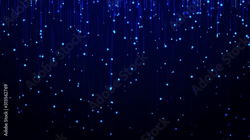 Abstract rainfall colorful particle background texture