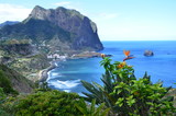View over Porto da Cruz, Madeira, Portugal