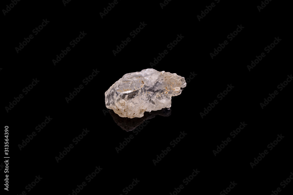 Close-up image of mountain pure quartz crystal Close-up image of mountain pure quartz crystal