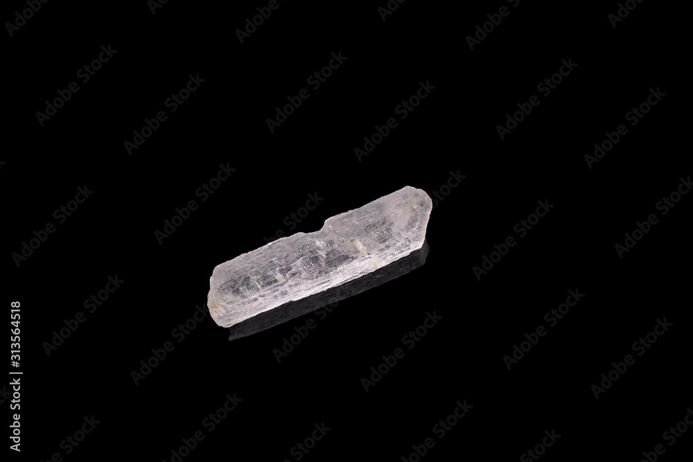 Close-up image of mountain pure quartz crystal Close-up image of mountain pure quartz crystal