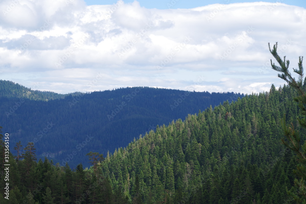 view of mountains