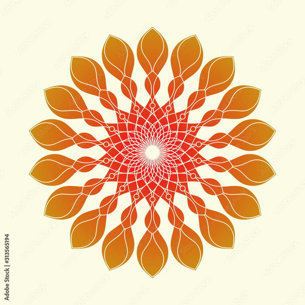 floral tracery sun medallion ivory gold floral tracery sun medallion ivory gold