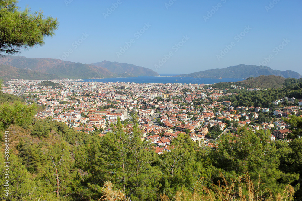 A view from Muğla-Marmaris from the hill