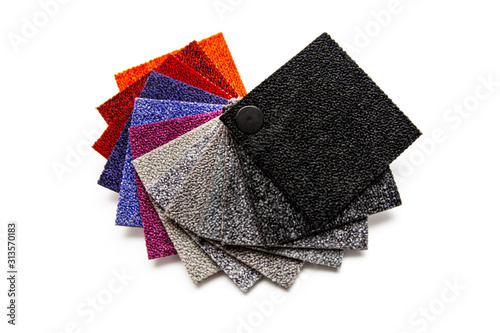 Obraz na płótnie carpet samples on white background