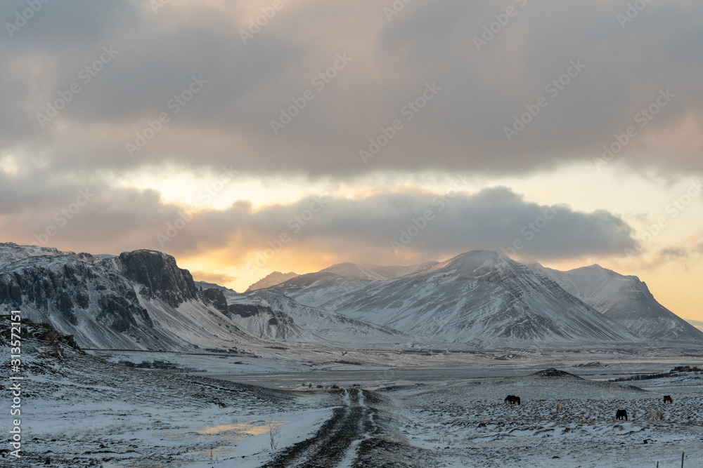 西アイスランドの風景